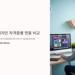 웹디자인자격증별연봉비교