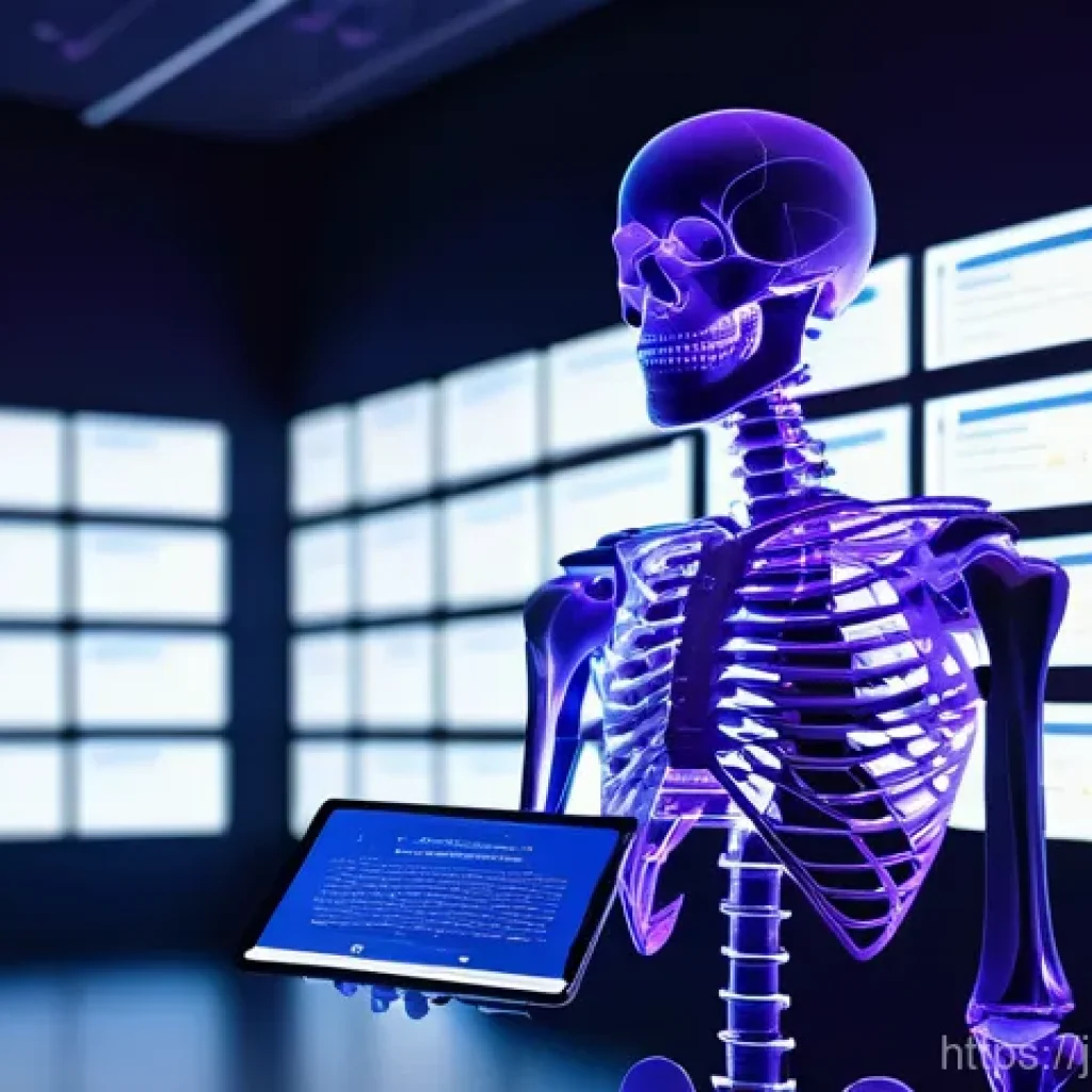 웹디자인 HTML 기본 구조 이해 - **"The Digital Skeleton of the Web"**:
    A professional, minimalist, and slightly futuristic depic...