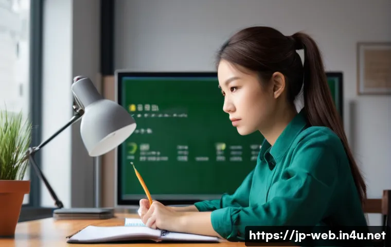 웹디자인 자격증 실기 팁 - **Prompt 1: Time Management in Web Design Exam**
    "A diligent female web design student, mid-20s,...