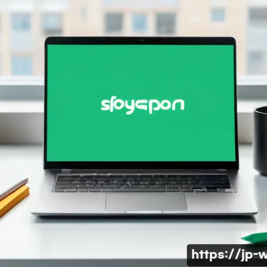 웹디자인 프리랜서로 일하기 - A modern freelance web designer’s workspace featuring a sleek laptop displaying a responsive website...