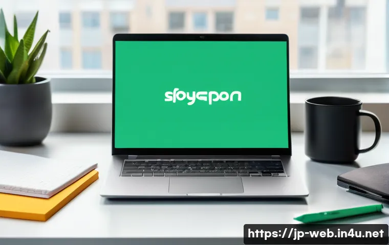 웹디자인 프리랜서로 일하기 - A modern freelance web designer&rsquo;s workspace featuring a sleek laptop displaying a responsive website...